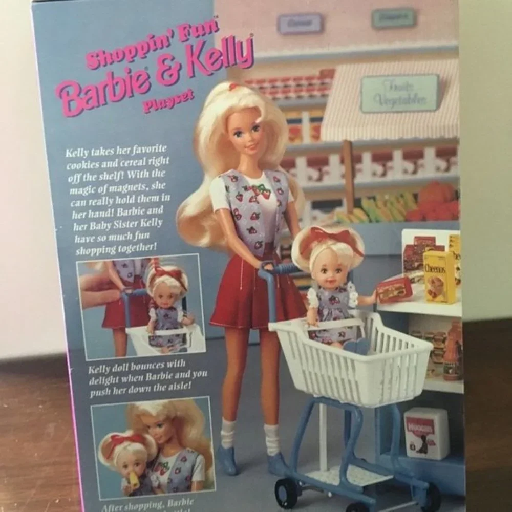 NIB Vintage Shopping Fun Barbie n Kelly Vintage